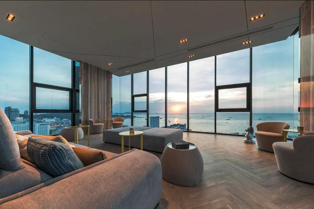 Central Pattaya - Sea View Large Balcony Condo With Infinity Pool Exteriör bild