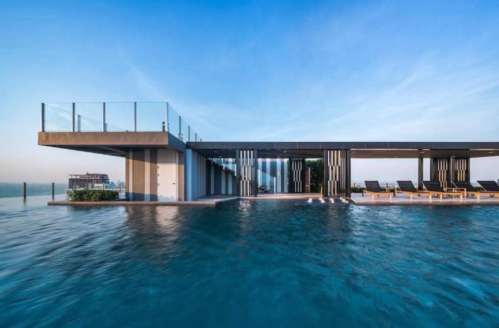 Central Pattaya - Sea View Large Balcony Condo With Infinity Pool Exteriör bild