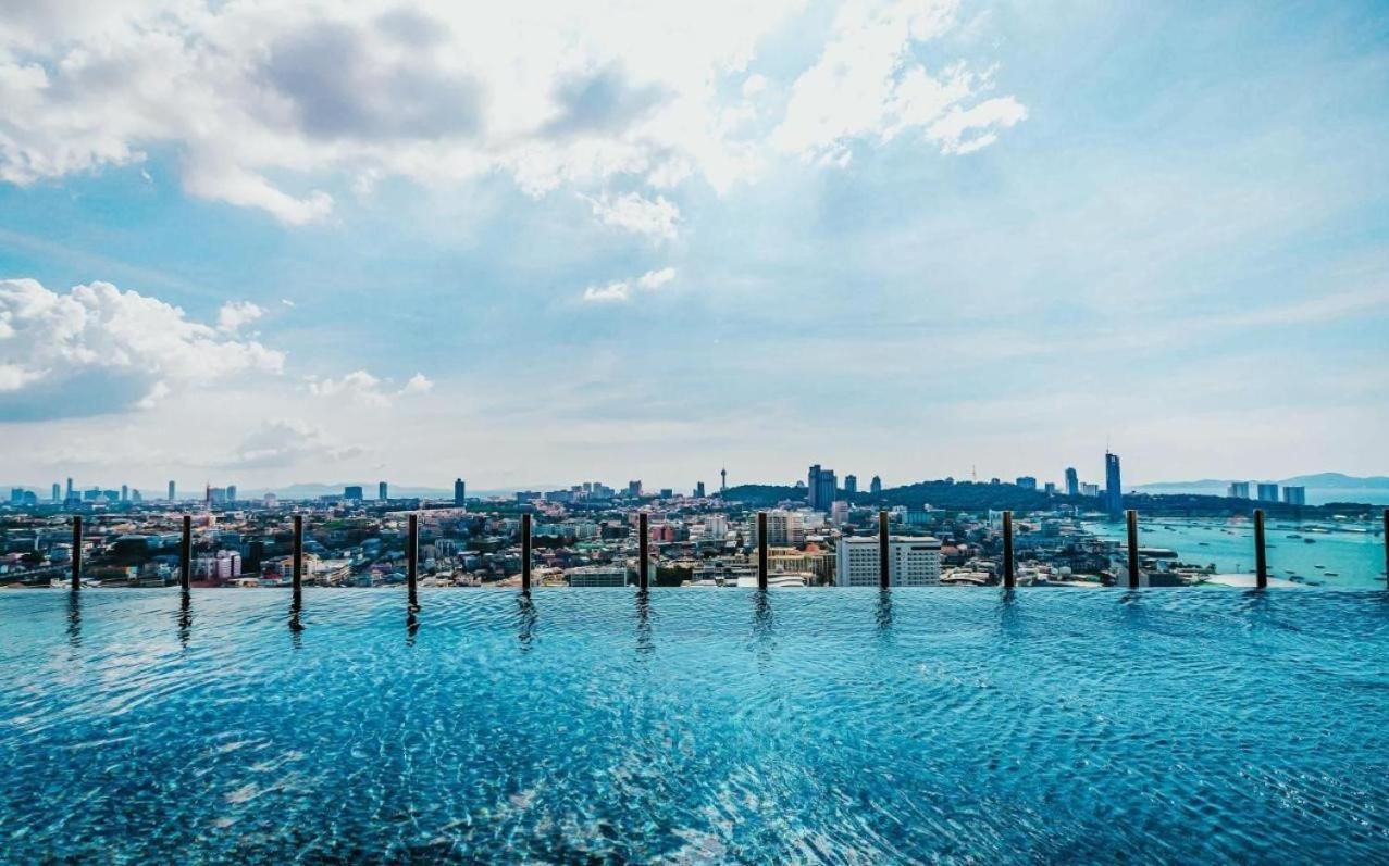 Central Pattaya - Sea View Large Balcony Condo With Infinity Pool Exteriör bild