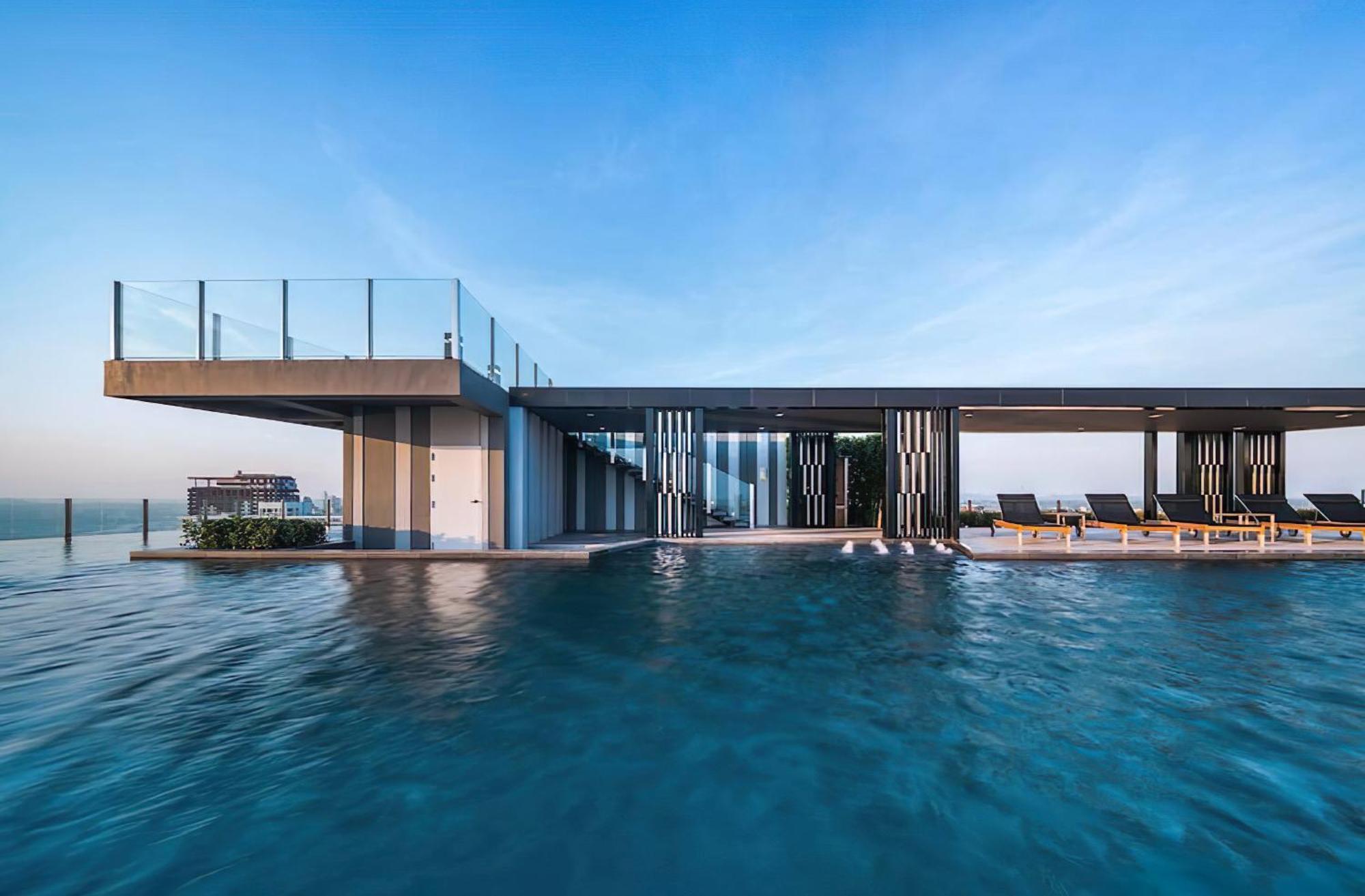 Central Pattaya - Sea View Large Balcony Condo With Infinity Pool Exteriör bild