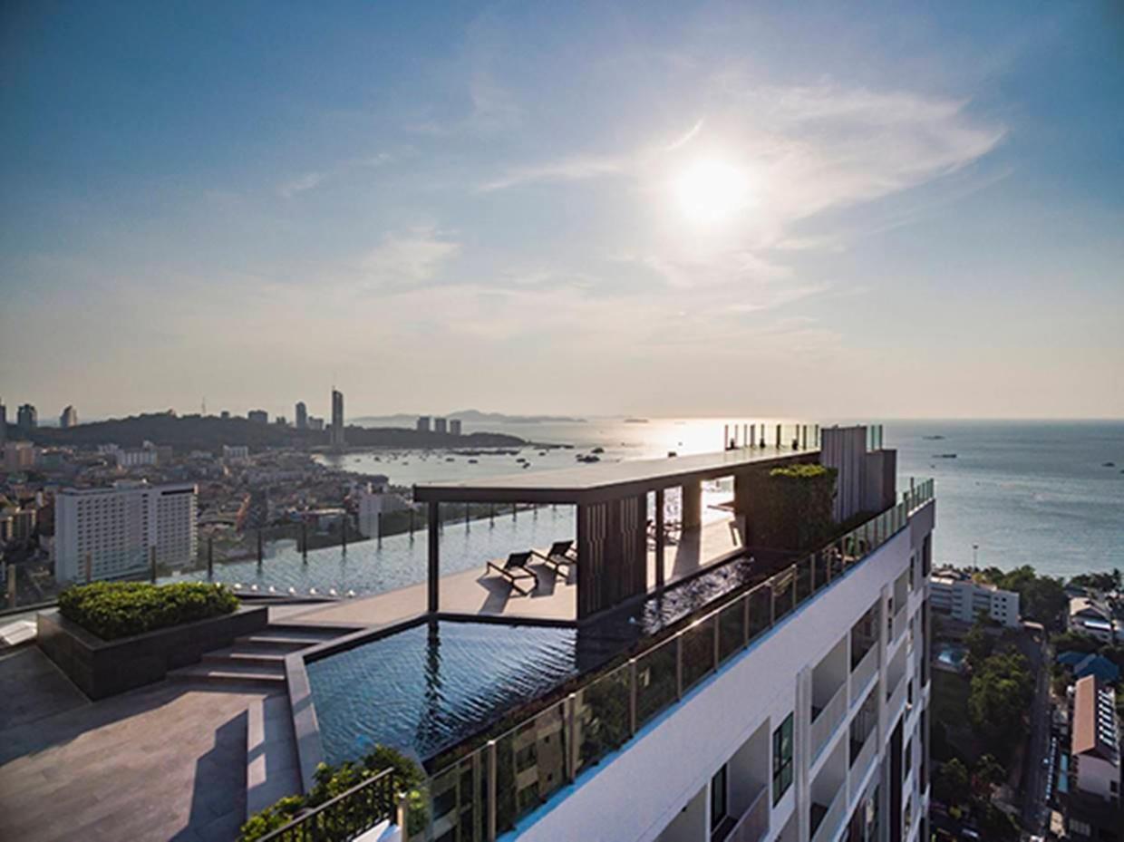 Central Pattaya - Sea View Large Balcony Condo With Infinity Pool Exteriör bild